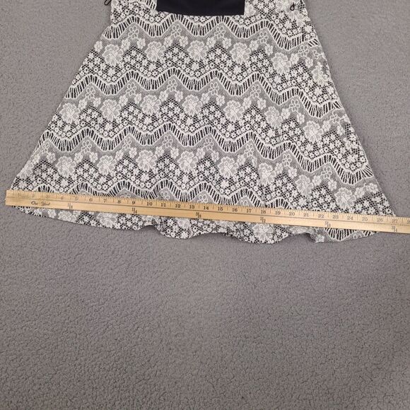 Candies Dress Womens Large White Floral Mini Embroidered‎ Scoop Neck - Picture 16 of 16